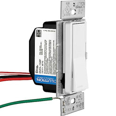 Lutron Diva LED Dimmer for Dimmable LED, Halogen and Incandescent Bulbs Single-Pole or 3-Way DVCL-153P-AL Almond