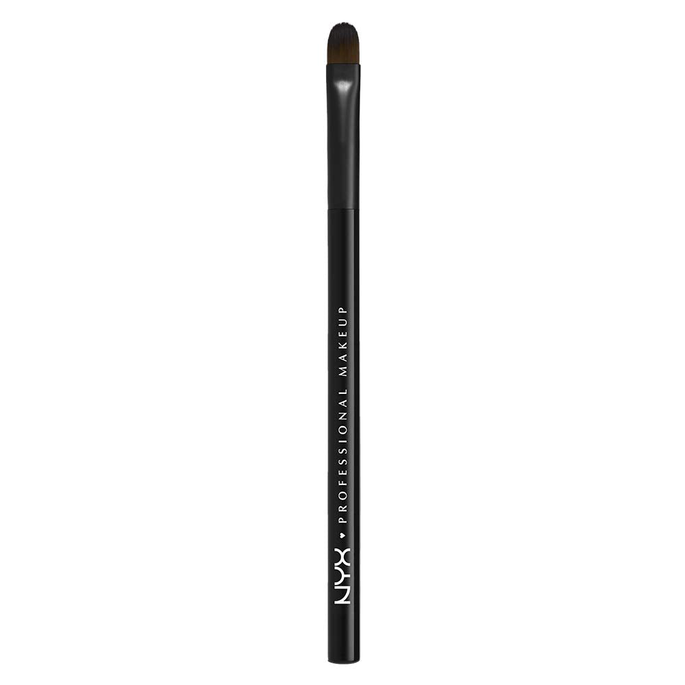 NYX PROFESSIONAL MAKEUP, Pro Flat Detail Brush, Pro makeup brush, Multipurpose eyeshadow flat shading brush