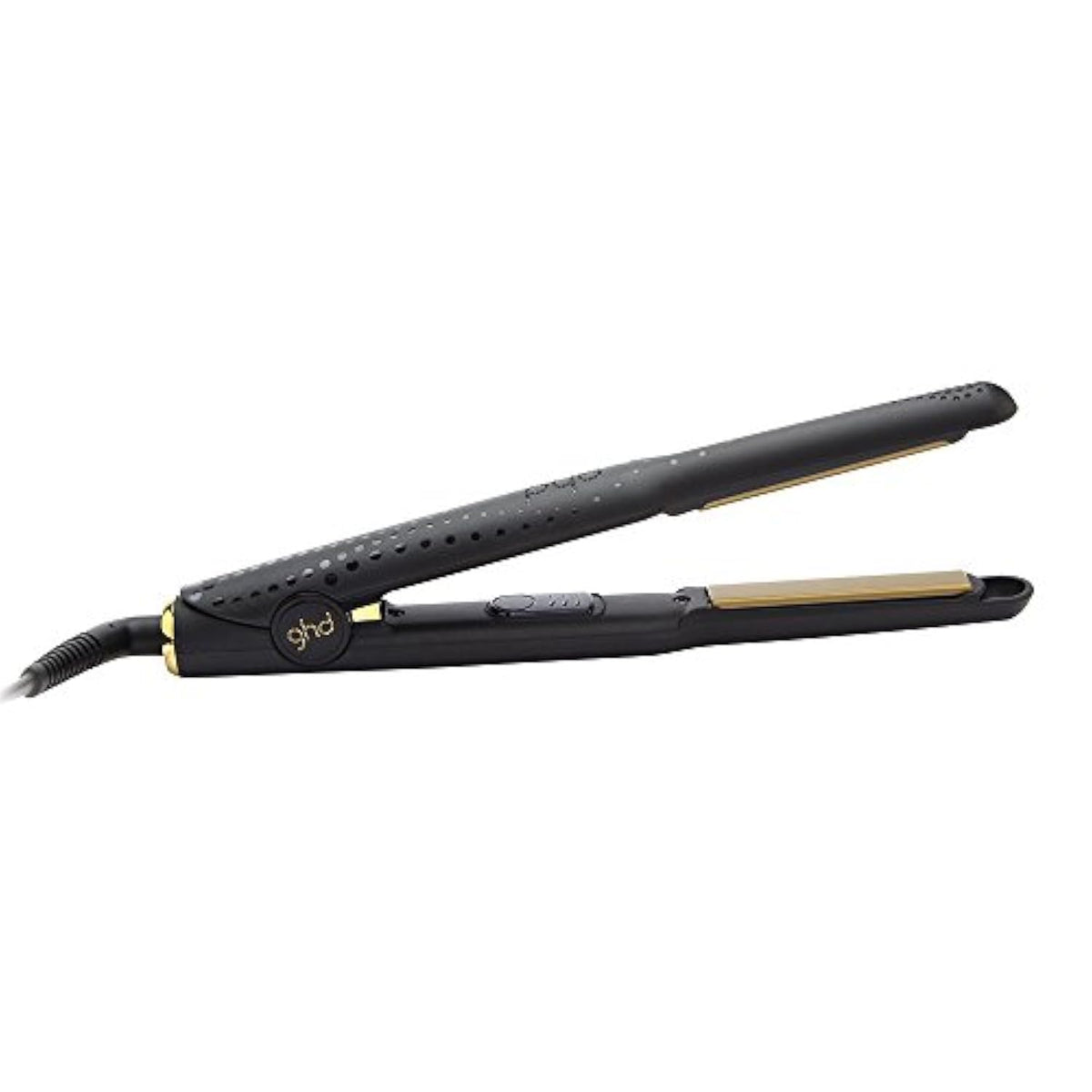 ghd Mini Styler — 0.5" Flat Iron Hair Straightener, Professional & Advanced Ceramic Heat Technology, Optimum Styling Hair Straightening Iron for Short Hair, Tight Curls, & Bangs — Black