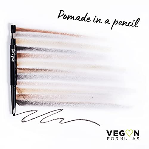 NYX PROFESSIONAL MAKEUP Fill & Fluff Eyebrow Pomade Pencil, Ash Brown, 0,2 g, Auburn, Pack of 1 (0800897188054)
