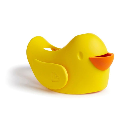Munchkin Beak Spout Cover Safety Guard with Built-in bubble bath dispenser, Yellow