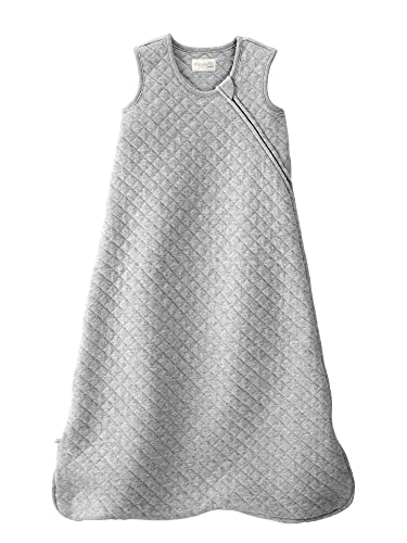 Little Planet by carter's Unisex-Baby Baby Organic Cotton Wearable Blanket, Grey, Large