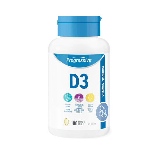 Progressive Vitamin D3, 1,000 IU, 180 count
