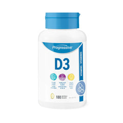 Progressive Vitamin D3, 1,000 IU, 180 count