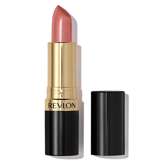 Revlon Lipstick, Super Lustrous Lipstick, Creamy Formula For Soft, Fuller-Looking Lips, Moisturized Feel, 801 After Glow, 0.15 oz/ 4.2g