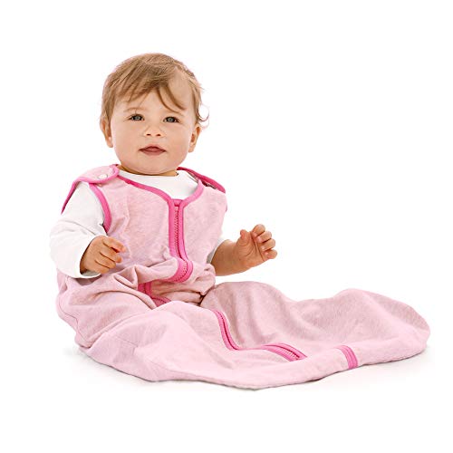 Baby Deedee Sleep Nest Lite Baby Sleeping Bag, Large, 18-36 Months, Heather Pink