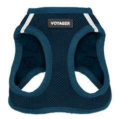 Best Pet Supplies Voyager Step-in Air Dog Harness - All Weather Mesh, Reflective, No Pull Harness for Small, Medium Dogs, Cats - Secure with Hook & Loop Fastener, Buckle, Double D-Rings - Blue, XS