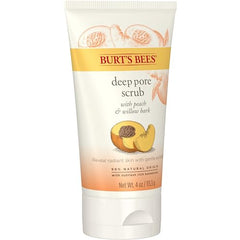 Burt's Bees Peach and Willowbark Deep Pore Scrub, 110g