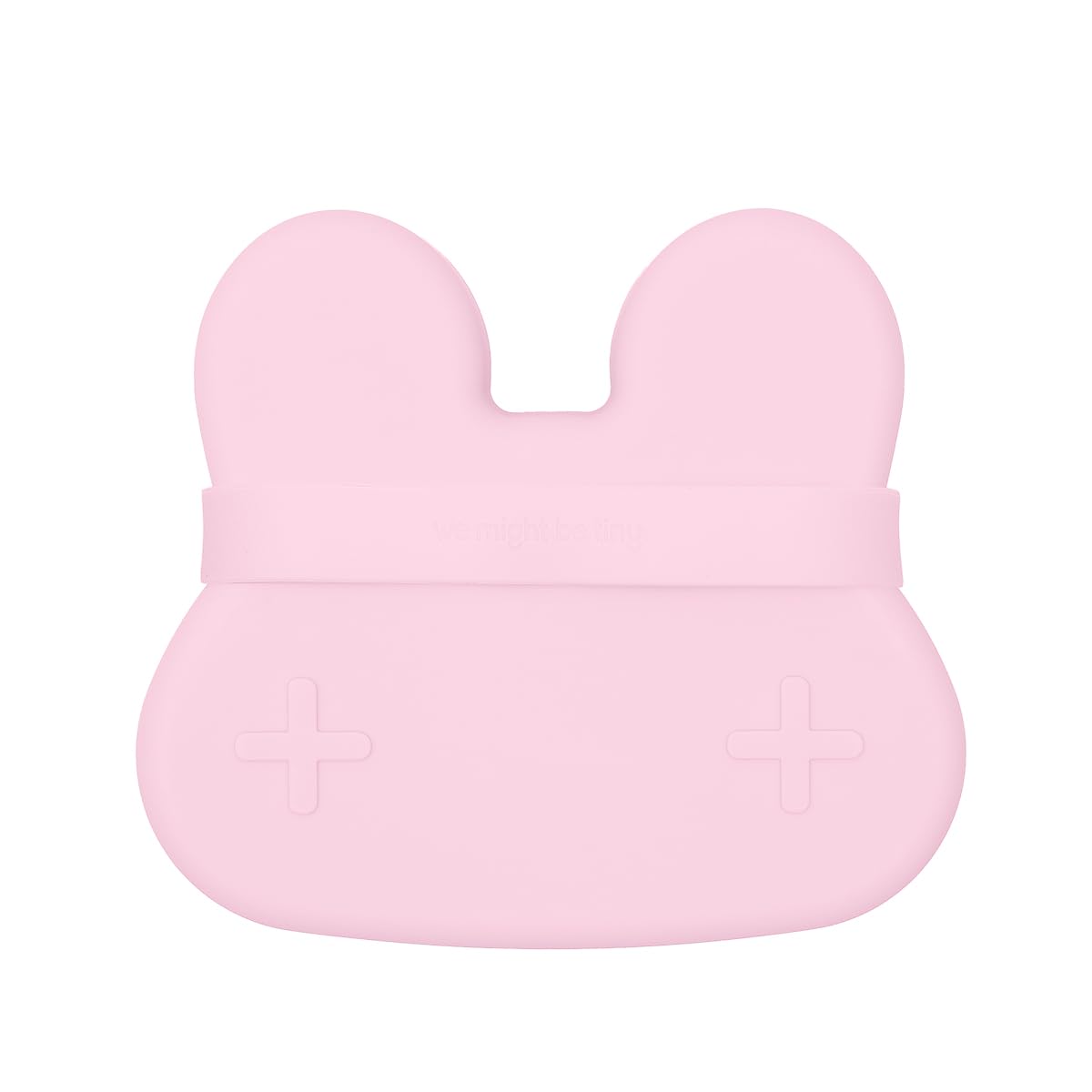 We Might Be Tiny Silicone Bunny snackie Powder Pink