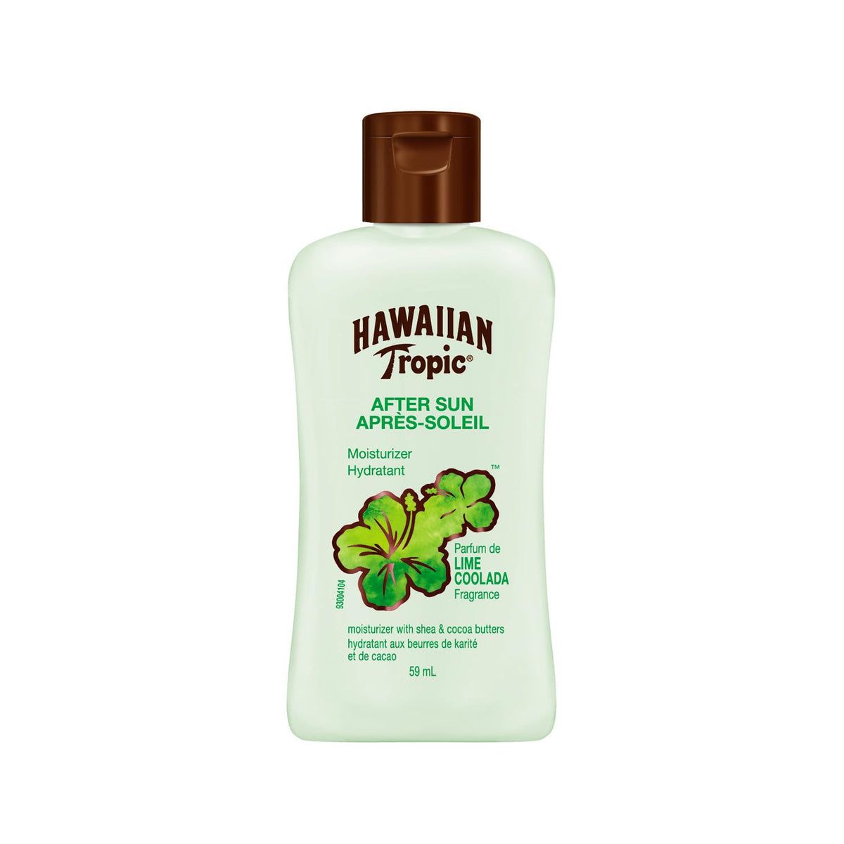 Hawaiian Tropic Lime Coolada After Sun Moisturizing Lotion with Shea & Cocoa Butter, Trial & Travel Size, 59mL