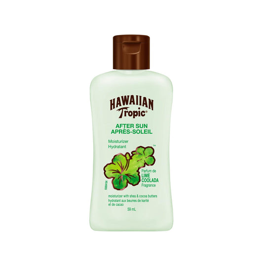Hawaiian Tropic Lime Coolada After Sun Moisturizing Lotion with Shea & Cocoa Butter, Trial & Travel Size, 59mL