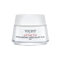 Vichy Liftactiv Face Moisturizer for DRY Skin, Day Cream with Hyaluronic Acid, Firming Facial Moisturizer for Women, Dermatologist Recommended, 50mL (Packaging may vary)