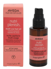 Aveda Nutriplenish Multi-Use Hair Oil | Pre-Shampoo Treatment, Styling, Overnight Oil, Leave-In Treatment | Hydrating Hair Oil | 100% Naturally Derived*, 30ml