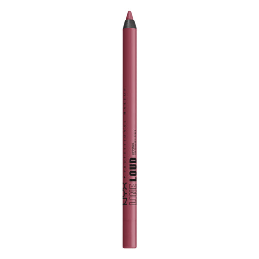NYX Cosmetics PROFESSIONAL MAKEUP, Line Loud, Waterproof Lip Pencil, Infused with Vitamin E, Vegan Formula - GOAL GETTER (Nude)