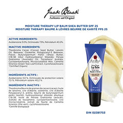 Jack Black Moisture Therapy Lip Balm SPF 25, Shea Butter