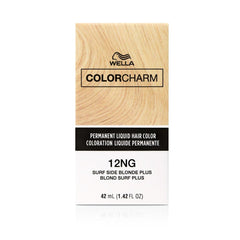 WELLA Color Charm Permanent Liquid Hair Color for Gray Coverage, 12NG Surfside Blonde