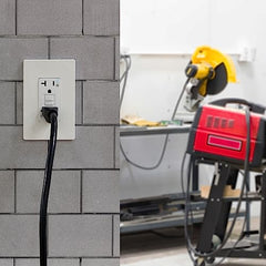 Amazon Basics Weather-Resistant GFCI Receptacle with LED Indicator, 20 Amp