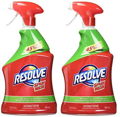 Resolve Spray 'N Wash, Laundry Stain Remover, Pre-Treat Trigger, 946 ml (pack of 2)