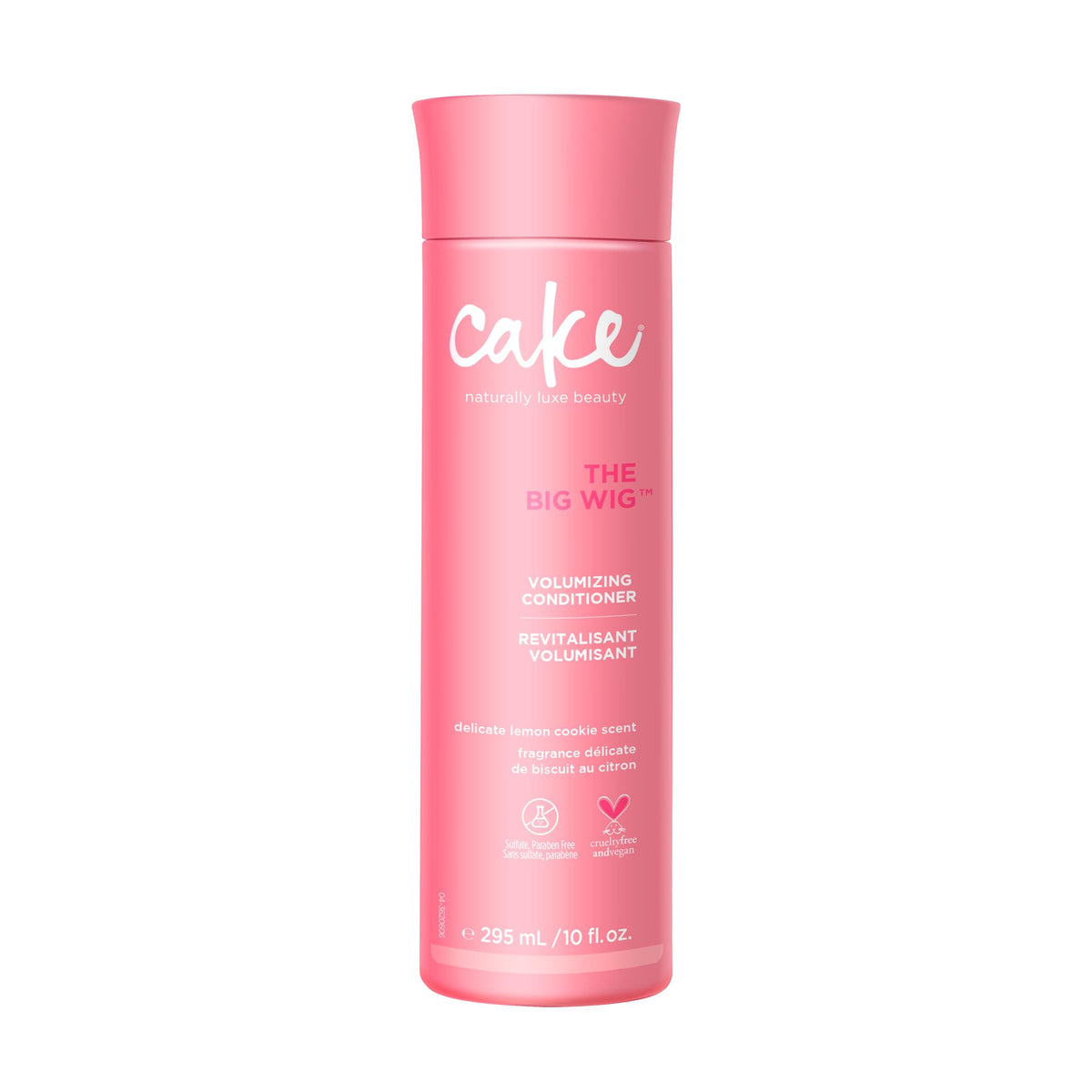 Cake Beauty Volumizing Conditioner, The Big Wig – Body Boosting & Weightless Conditioning – With Sunflower Seed Oil, Rice Protein & Shea Butter – For All Hair Types – 10 Fl Oz / 295 ml