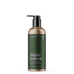 ATTITUDE Hydrating Shampoo, Peppermint & Sweet Orange, EWG Verified with Essential Oils, Vegan & Plant-Based, Aluminum Bottle, For Dry and Damaged Hair, 473 mL