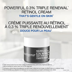 Neutrogena Rapid Wrinkle Repair 0.3% Retinol Pro+ Night Cream, Night Face Moisturizer with Retinol, Fragrance Free, 50ml
