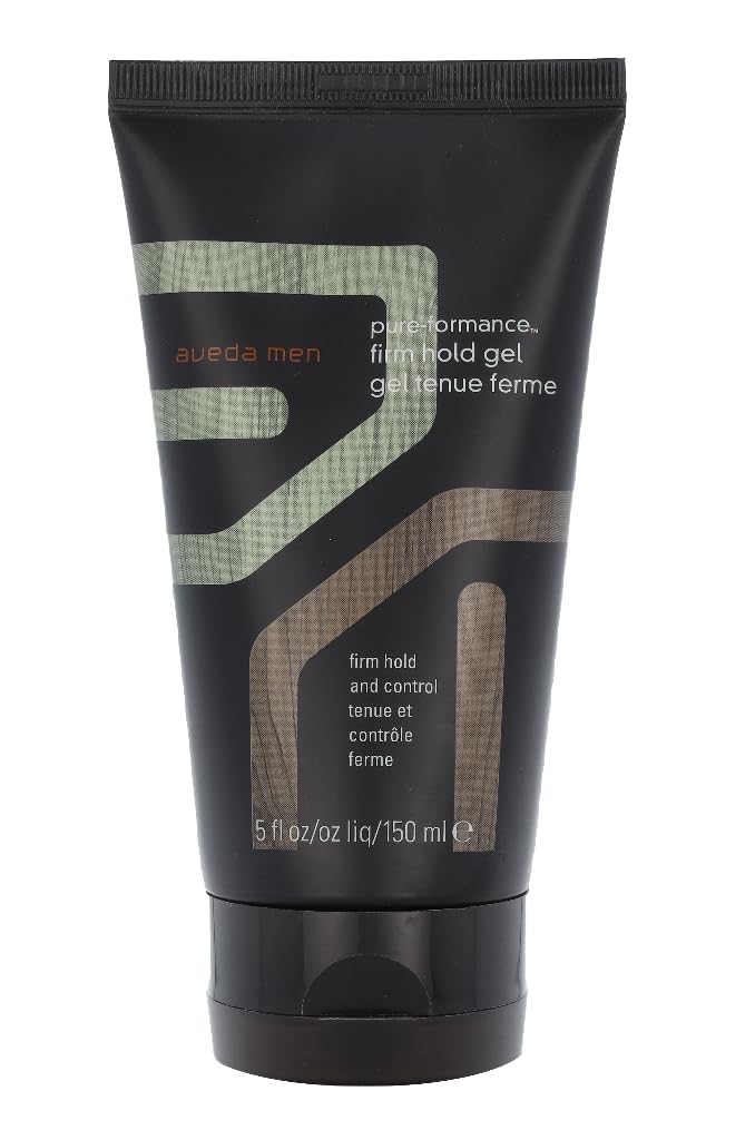 Aveda Men Pure-Formance Firm Hold Hair Gel for Men | Maximum Hold, Control, Shine, 150ml