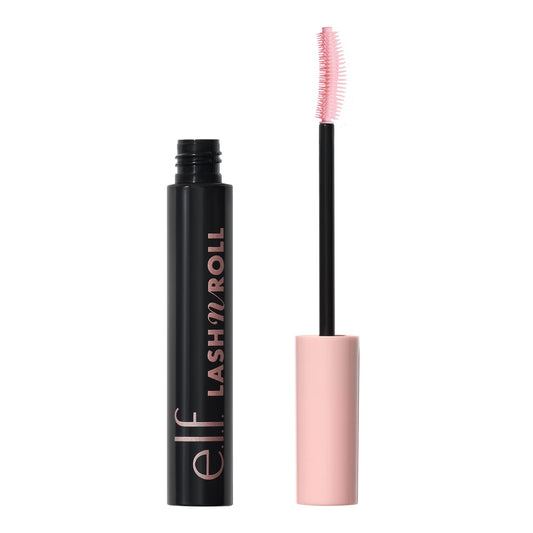 e.l.f. Lash 'N Roll® Mascara, Curling Mascara For Visibly Lifted Lashes, Lifts & Separates Lashes. Long-Lasting Formula, Vegan & Cruelty-Free, Deep Brown
