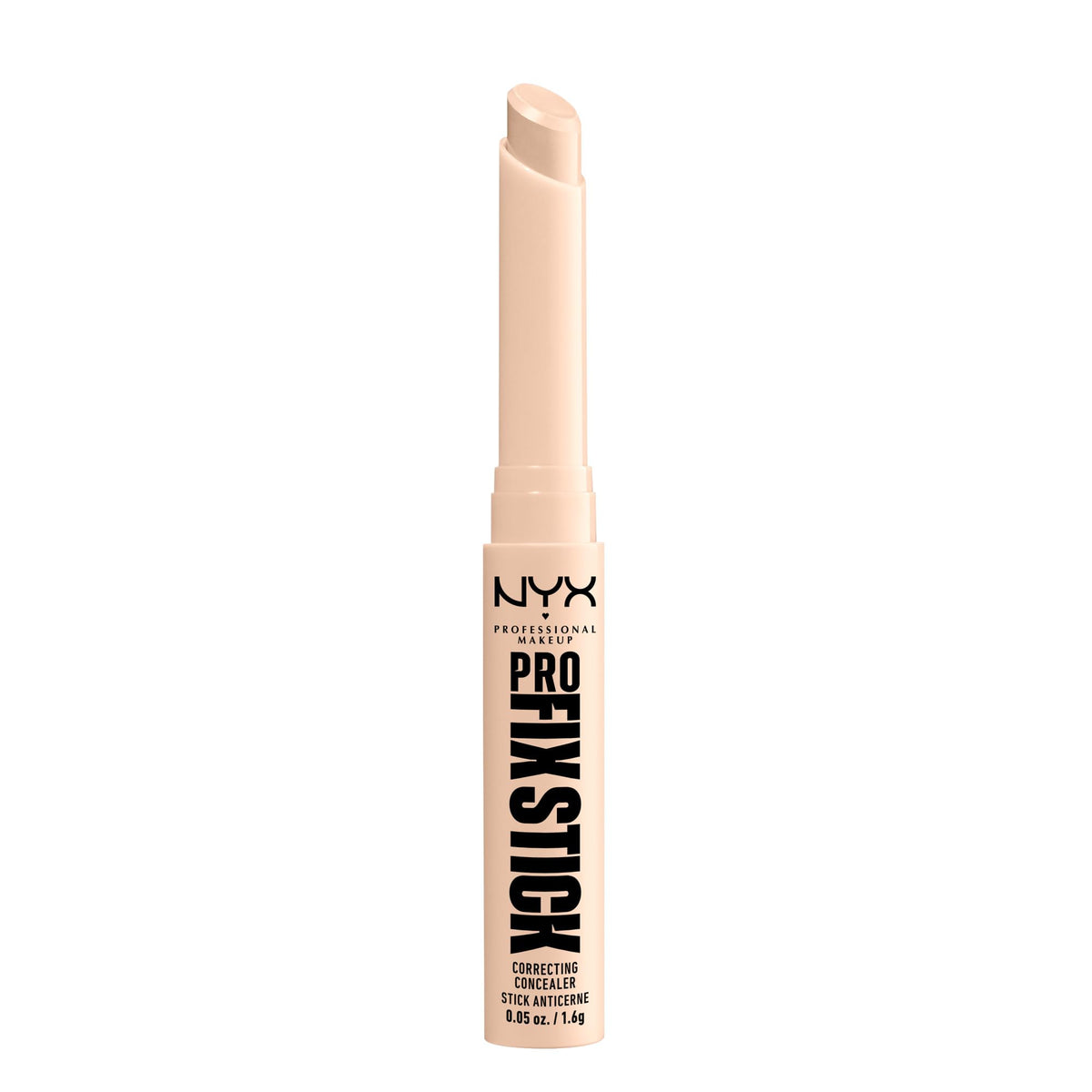 NYX PROFESSIONAL MAKEUP, Pro Fix Stick Correcting Concealer, Infused with hyaluronic acid, Cream formula, Colour Corrects - 2 Fair (Cool undertone)