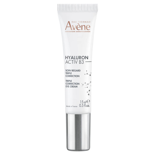 Eau Thermale Avène Hyaluron Activ B3 Triple action eye cream, for Aging Skin and wrinkles, Hyaluronic Acid and Niacinamide, 15ml