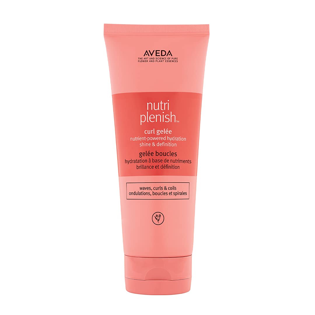 Aveda Nutriplenish Curl Gelée | Hydrating Superfood Gel for Coily Hair, Curly Hair, Wavy Hair | Reduces Frizz, Elongates Curls & Coils | 96% Naturally Derived*, 200ml