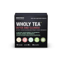 Innotech Nutrition Wholy Tea Detox & Cleanse - 10 Count (1 Month Supply)