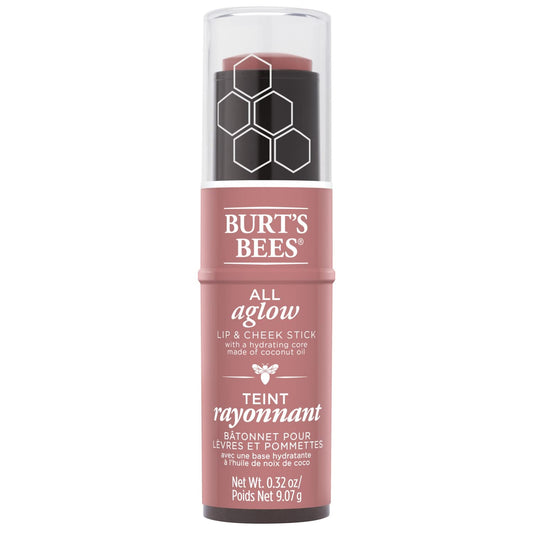 Burt's Bees 100% Natural All Aglow Lip & Cheek Stick, Suez Sands, 1 Tube , 9.07 g