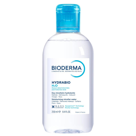 Bioderma - Hydrabio H2O - Micellar Water - Cleansing and Make-Up Removing - for Dehydrated Sensitive Skin, 8.4 Fl Oz (Pack of 1)