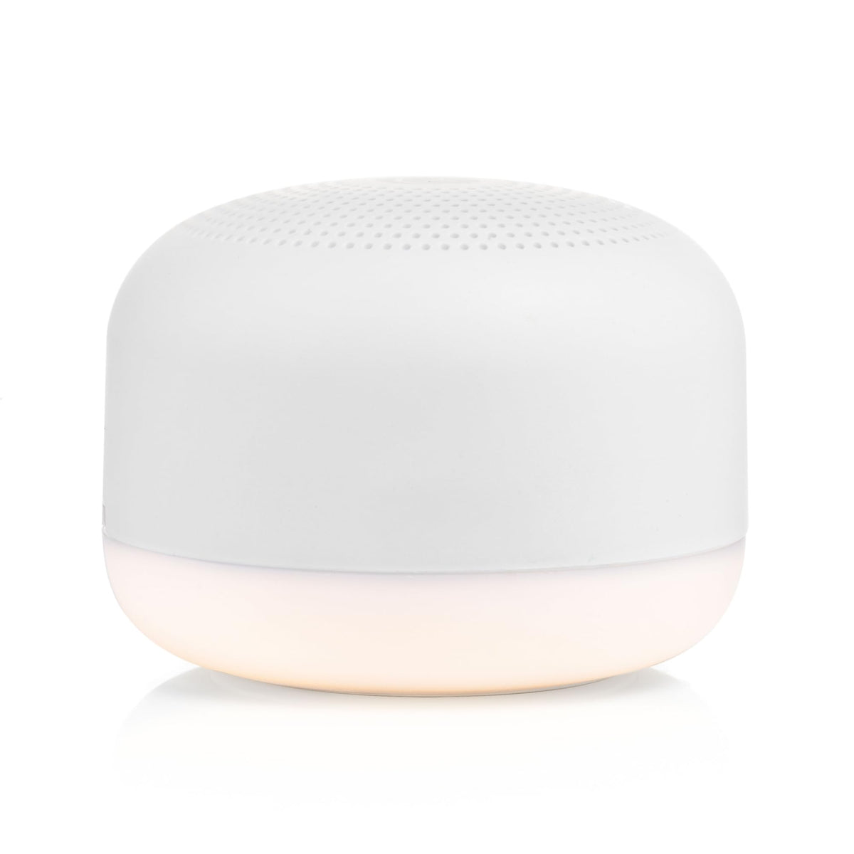 Yogasleep Travel Mini Portable White Noise Sound Machine - 6 Soothing Sounds - Soft Dimmable Night Light - Compact Sleep Therapy for Adults and Baby - USB Rechargeable - Lanyard for Easy Hanging (White)