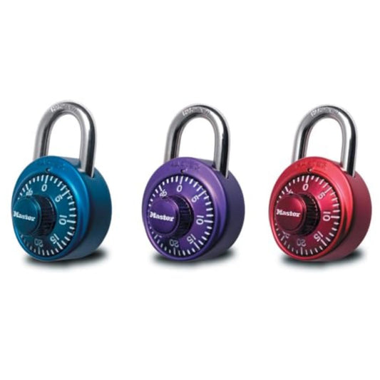 Master Lock 1530DCM X-treme Combination Lock in Assorted Colors, 1-Pack