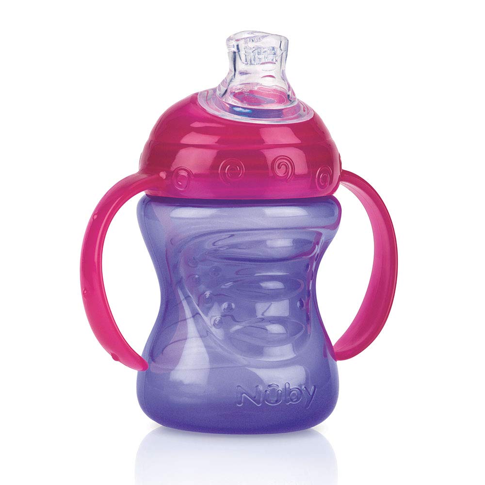 Nuby No-Spill Grip n' Sip Cup w/Super Spout 8oz.