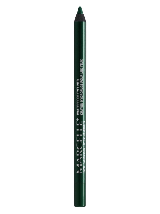 Marcelle Waterproof Eyeliner, Metal Green, Ultra-Precise Application, Long-Lasting, Smudgeproof, Hypoallergenic, Fragrance-Free, Cruelty-Free, 1.2 g