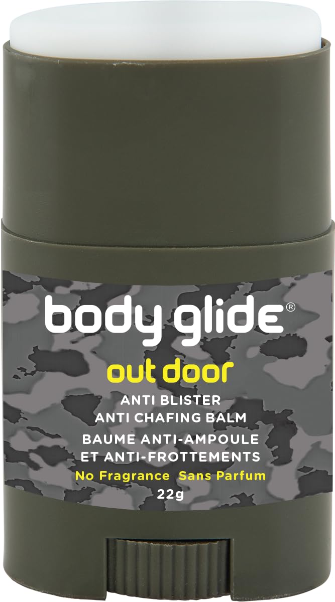 Body Glide Outdoor Anti Chafe Balm (for Canadian Sale Only), 22g New Secondary Packaging