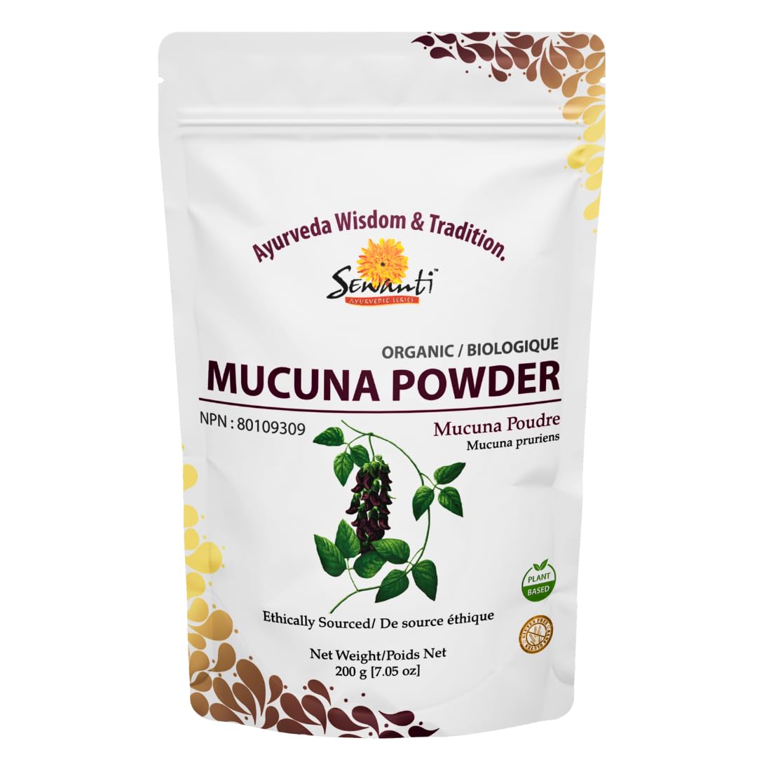 Organic Mucuna Powder 200g/ NPN 80109309/ Traditional Nutritive Tonic/Cowhage/Mucunapruriens