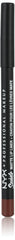 NYX Professional Makeup Suede Matte Lip Liner, Vegan Formula, Velvety Matte Finish, Goes On Smooth, Rich Pigmented Colour, Shade: Cold Brew (True Brown)