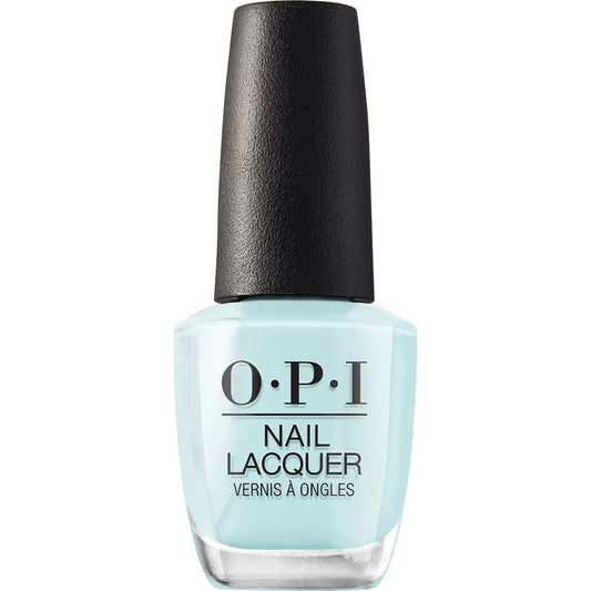 OPI Nail Lacquer Gelato on My Mind | Opaque Bright Blue Crème Chip Resistant Nail Polish | Fast Drying, Streak Free