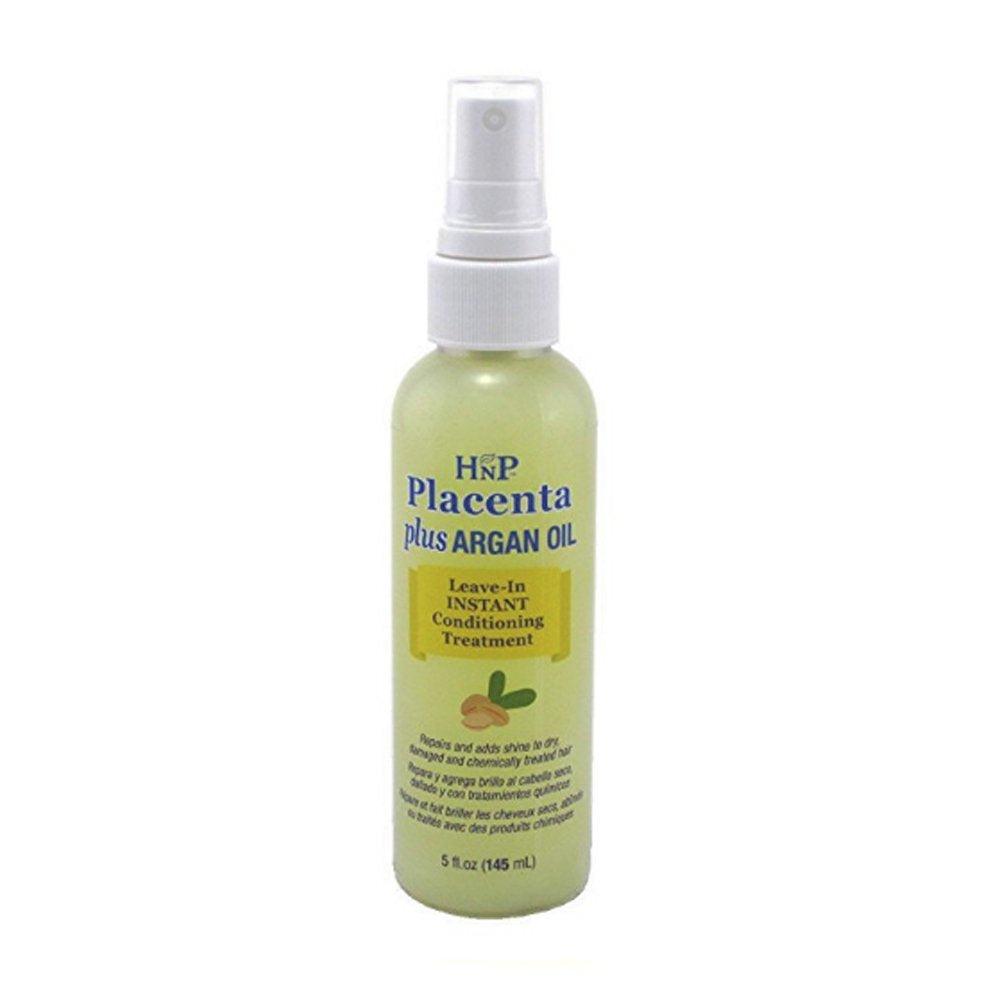 HASK Hnp Conditioner Leave-In Placenta Plus Argan Oil, 5 Oz, 0.31 lb