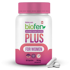 BIO-FEN Hair Growth Vitamins for Women with Vitamin B2/3/5/6, Biotin Supplement for Hers, Hair Regrowth Treatment for Women Promotes Thicker, Fuller and Stronger Follicles, Unflavored, 60 Capsules