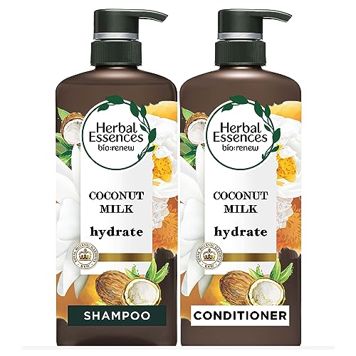 Herbal Essences bio:renew Coconut Milk Hydrating Shampoo and Conditioner Bundle, 600 mL Each