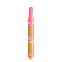 NYX PROFESSIONAL MAKEUP, Fat Oil Slick Click, Balm in a stick, Infused with nourishing oils, High shine finish - Clout (Pink)
