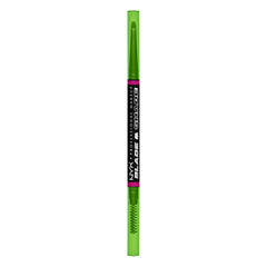 NYX Professional Makeup Blade & Shade, Dual Edged Brow Pencil, Up to 16HR wear, Smooth-glide pigment, Smudge & Transfer Resistant, Shade: Black