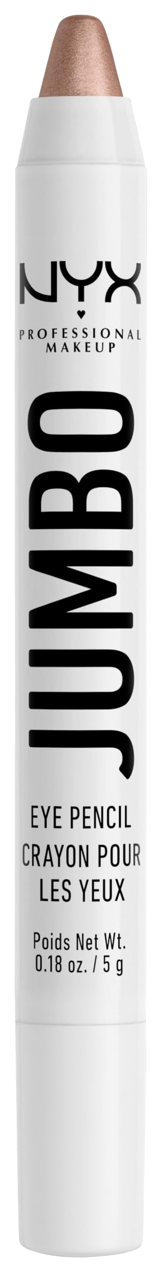 NYX PROFESSIONAL MAKEUP Jumbo Eye Pencil, Eyeshadow & Eyeliner Pencil - Iced Latte (Mauve), 5.1 g (Pack of 1)