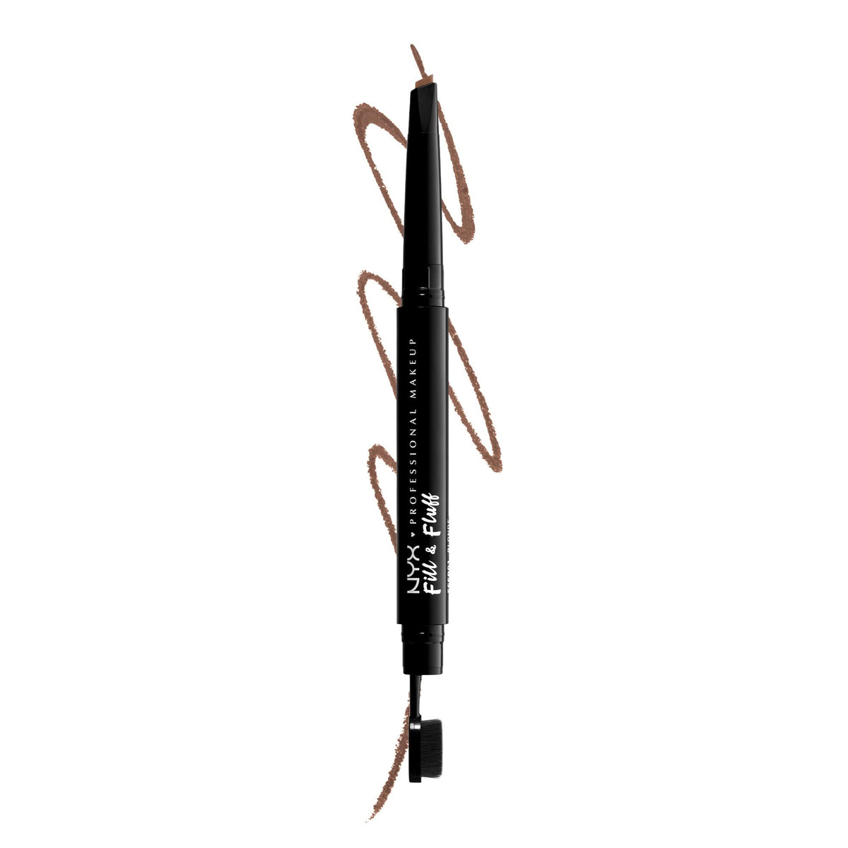 NYX PROFESSIONAL MAKEUP Fill & Fluff Eyebrow Pomade Pencil, Auburn, Blonde, Pack of 1 (0800897188030)