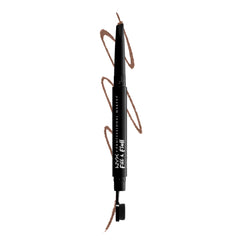 NYX PROFESSIONAL MAKEUP Fill & Fluff Eyebrow Pomade Pencil, Auburn, Blonde, Pack of 1 (0800897188030)