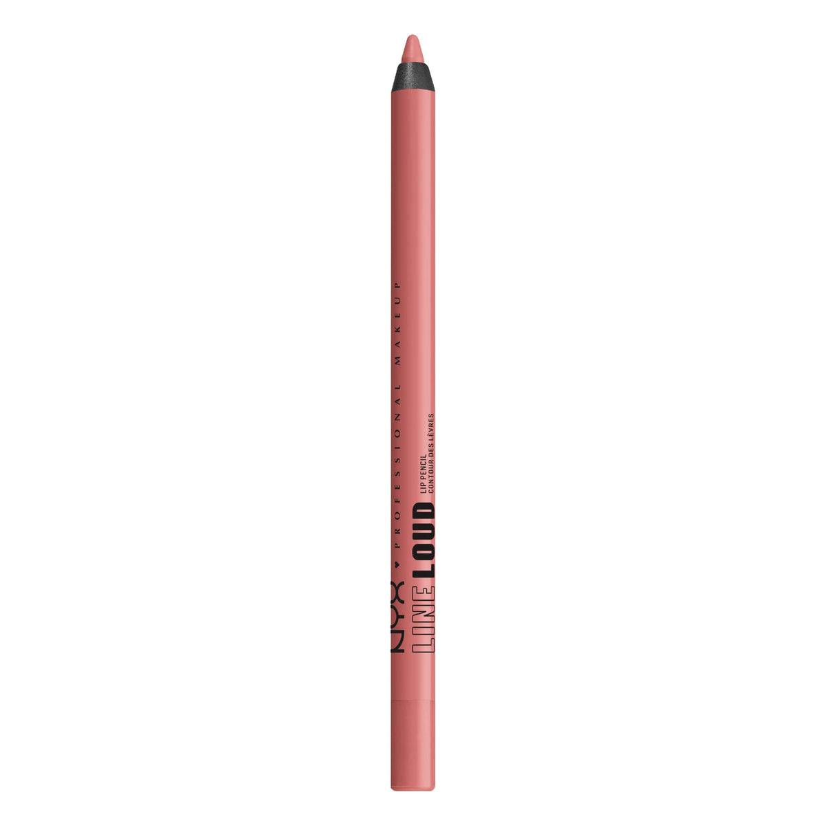 NYX Cosmetics PROFESSIONAL MAKEUP, Line Loud, Waterproof Lip Pencil, Infused with Vitamin E, Vegan Formula - BORN TO HUSTLE (Muted Rose)